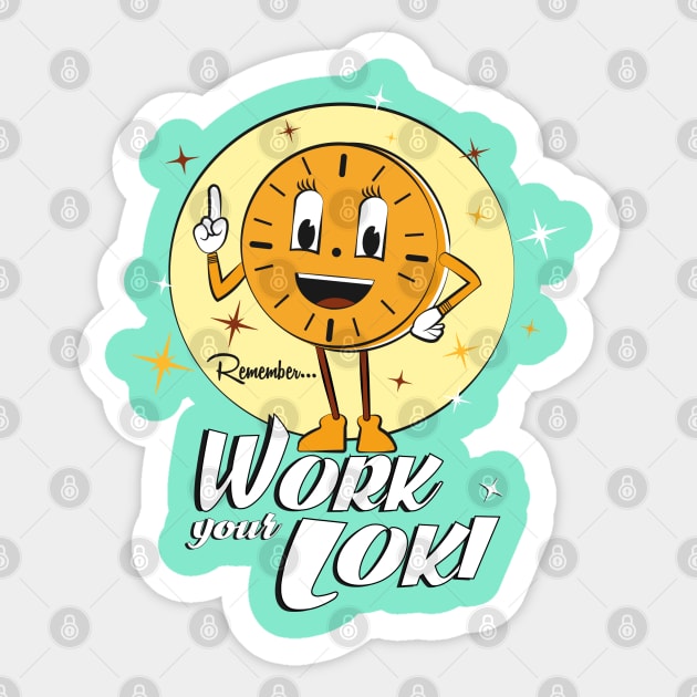 Cartoon clock Sticker by jemarone